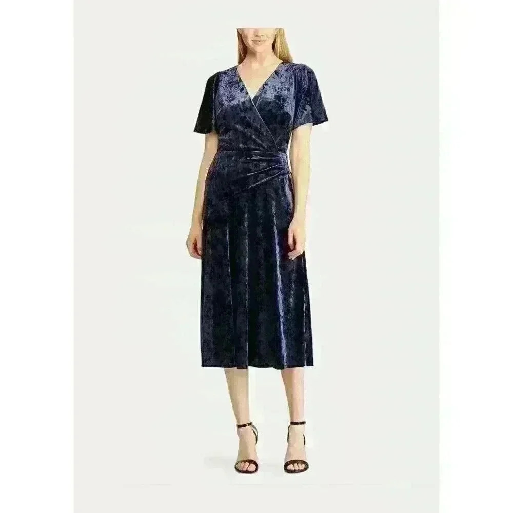 NEW! Lauren Ralph Lauren Women’s 6 Velvet Dress NWT $165